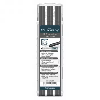 PICA-MARKER Pica BIG DRY Täitepliiatsid 2B Must 12-Pakk 150 mm