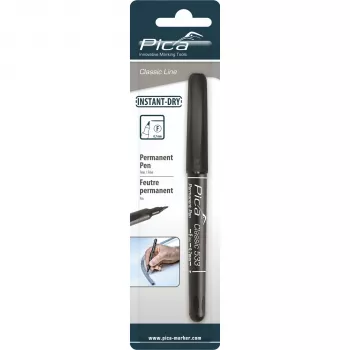 PICA-MARKER Pica Permanent Pen, 0,7 mm Must, Jaemüügipakend