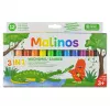Malinos Wax Crayons Magic Drawing 12 Colors 3+