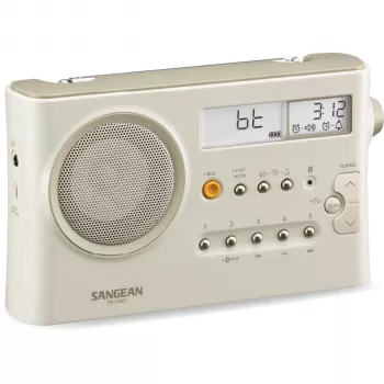 Sangean PR-D4 BT kaasaskantav AM/FM-raadio Bluetoothiga - Pastel Cream