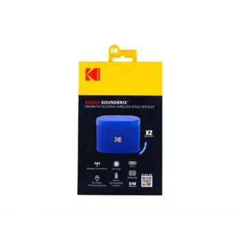 Kodak SoundBrix Wireless Stack Speaker (Backstage Blue), 2TK