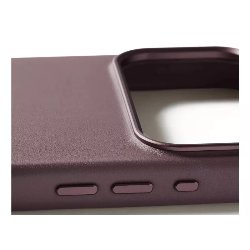 Mujjo Nahkkorpus iPhone 17 Pro Max jaoks MagSafe'iga (Pronkspunane)