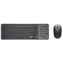 Dell Pro 7 Rechargeable Compact Keyboard and Mouse - KM746 - Must - Saksa paigutus