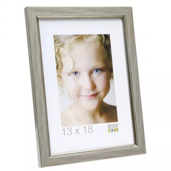 Deknudt S46AD1 Üksik pildiraam 13x18 cm Hõbedane plastik Ristkülikukujuline