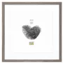 Deknudt S66KH3 P1 30x30 Wood Grey Picture Frame with Passepartout