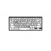 Logickeyboard Mac Bluetooth Braille Keyboard with Large Print Keys Black on White - 78 Keys
