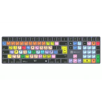 LogicKeyboard Apple Logic Pro X2 Titan FR (Mac) - Prantsuse AZERTY-juhtmega taustvalgustusega klaviatuur
