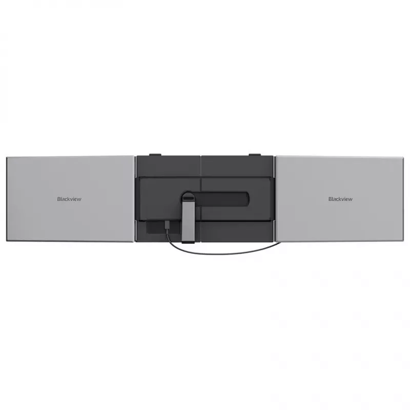BLACKVIEW DCM8 Pro Dual 15.3 tolline kaasaskantav IPS monitor, 2x Full HD, 60Hz, USB-C, Mini HDMI, sisseehitatud kõlarid, HDR10, kokkupandav