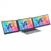 BLACKVIEW DCM8 Pro Dual 15.3 tolline kaasaskantav IPS monitor, 2x Full HD, 60Hz, USB-C, Mini HDMI, sisseehitatud kõlarid, HDR10, kokkupandav