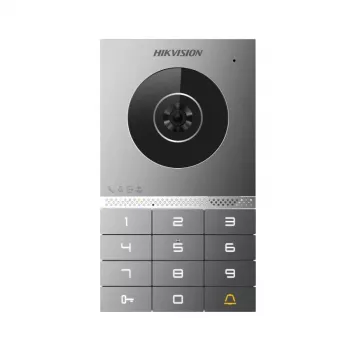 Hikvision DS-KV7023EY-IME2 Video uksekell, 2 MP, PoE, IP65, IK08, Mifare