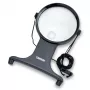 Carson HF-25 MagniFree LED-suurenduslamp 2x/5x 11cm Must