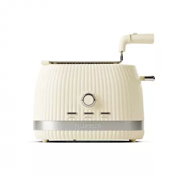 Guzzini Sous Chef Röstseade kokkupandavate tangidega, kreem, 800 W, 2 viilu, biopõhine materjal