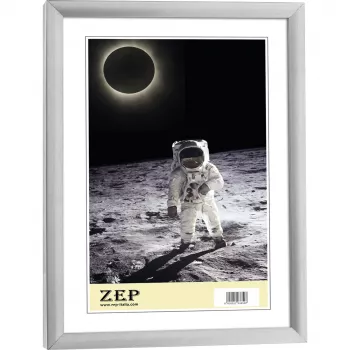 ZEP KL3 Hõbedane üksik pildiraam 15x20 cm Ristkülikukujuline lauale ja seinale
