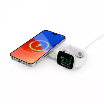 Twelve South ButterFly SE 2-in-1 Qi2 juhtmevaba laadija, valge