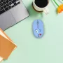 INCA juhtmevaba hiir 1200DPI/3 nuppu/2,4GHz USB-A Weeny Emoji sinine (IWM-245RM)
