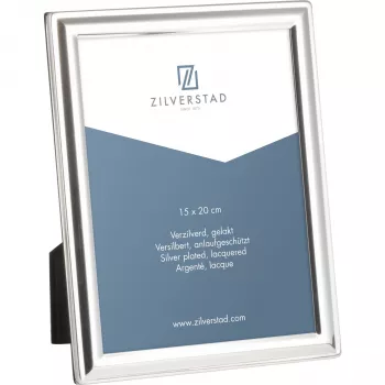 Zilverstad Bredemeijer 8075233 Hõbedane Üksik Pildiraam Läikiv Laua- või Seinaraam 15x20 cm Ristkülikukujuline