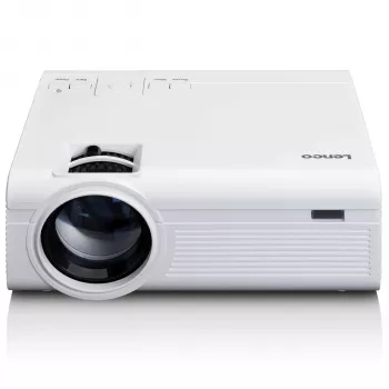 Lenco LPJ-280WH LCD-projektor - HD Ready 1280x720, 280 ANSI luumenit, valge