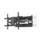One for All WM 4663 TV Wall Mount 100 Solid Turn 120 XL, Full-Motion, 32-84 inch, 50 kg, VESA 100x100 to 600x400, Black