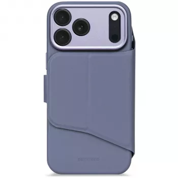 Decoded Textured Silicone Detachable Wallet Case for iPhone 17 Pro Max with MagSafe - Forever Blue