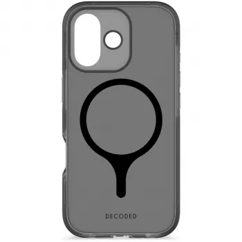 Decoded DropTec Transparent Backcover for iPhone 17 with MagSafe (Frosted Black)