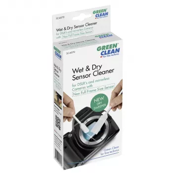Green Clean SC-6070 Sensor-Cleaner Wet + Dry Non Full Size (4 Swabs)