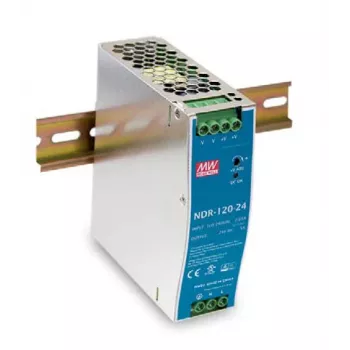 Mean Well NDR-120-24 120W 24V 5A DIN Rail Toiteplokk