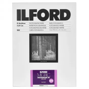 ILFORD Multigrade RC Deluxe 1M fotopaber, 18x24 cm, 100 lehte