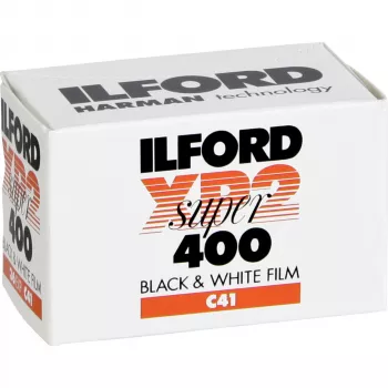 Ilford XP2 Super 135/36 Mustvalge Film (35mm, 36 kaadrit, ISO 400)