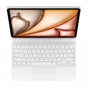 Apple Magic Keyboard Apple iPad Air 13 (M2/M3) jaoks, Valge, Smart Connector, Šveitsi paigutus