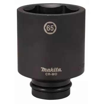 Makita löömmutikas 1 inch ajam 65 mm 6-punktiline Cr-Mo mustfosfaat E-24810