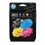HP 963 CMYK originaalne tindikassett 4-pakk (must, tsüaan, magenta, kollane) - standardne saagikus