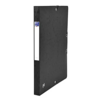 Oxford TOP FILE+ dokumendikast 2,5 cm must