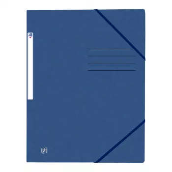 Oxford TOP FILE+ Elastne kaustik A4 3 klapiga tumesinine 400116325