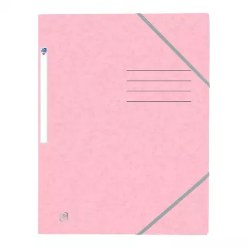 Oxford TOP FILE+ Elastne kaustik A4 3 klapiga Pastellroosa 400116353
