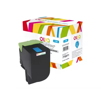 Armor OWA Cyan Remanufactured Tindrikassett (Alternatiiv Lexmark 80C2SC0-le)