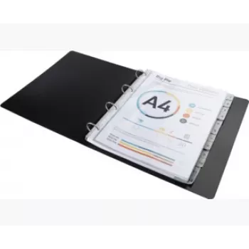 Exacompta 2912E Lever Arch File A4 - Grey - Polypropylene (PP) - 80 mm Spine - Forever Young