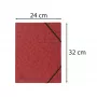 Exacompta Colorspan Elastne Kaustik A4 Punane 355 g/m² ilma klappideta