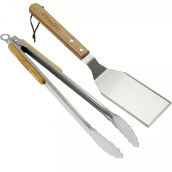 Campingaz Grillbesteck Duo Spaatel ja Tangid - Roostevabast terasest BBQ tööriistakomplekt
