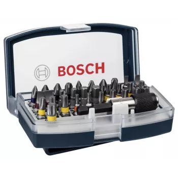 Bosch Kruvikeeraja otsikute komplekt 32 tk Torx, Phillips, Pozidriv, Hex, Slot, Torq-Set pikkus 25 mm