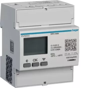 Hager XVA630 3-faasiline energiamõõtur PV ülejäägi mõõtmiseks