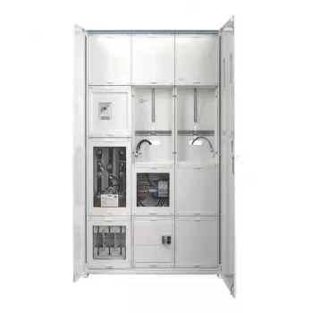 Hager FP93W11N Voolutrafo ja mõõtekapp 1400x800x205 mm 2 mõõtevälja