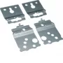 Hager FZ803B 19-tolline 3U kinnitusplaat universZ riiulisüsteemidele, metallhall