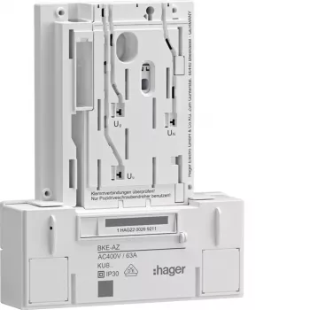 HAGER KU83LHE BKE-A 3-Phase Basic Version Meter Cabinet Adapter