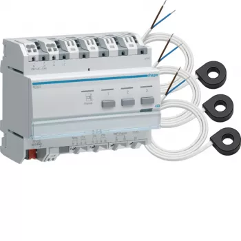 HAGER TE332 KNX 3-faasiline energiamõõtur 3 voolutrafoga