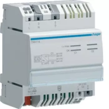 Hager TXA114 KNX toatemperatuuriandur -5 kuni +45 °C IP20 valge