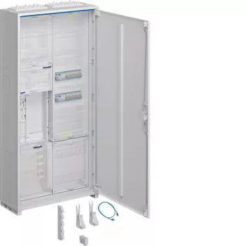 HAGER Complete Meter Cabinet ZB32ET215W3 1ZP BKE-I APZ 1100mm 2-Field