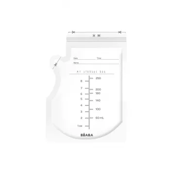 Beaba toiduhoidlakotid 50-pakk, 250 ml, läbipaistev 911738