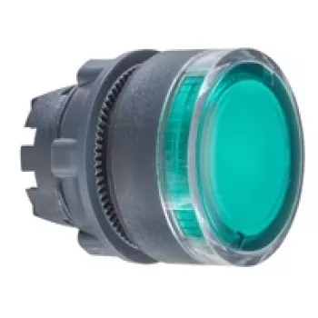 Schneider Electric Harmony XB5 Flush Pushbutton Actuator Green ZB5AW333