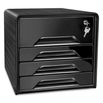 CEP Office Solution Smoove Secure sahtlikarp must DIN A4 4 sahtliga
