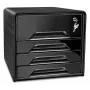 CEP Office Solution Smoove Secure sahtlikarp must DIN A4 4 sahtliga